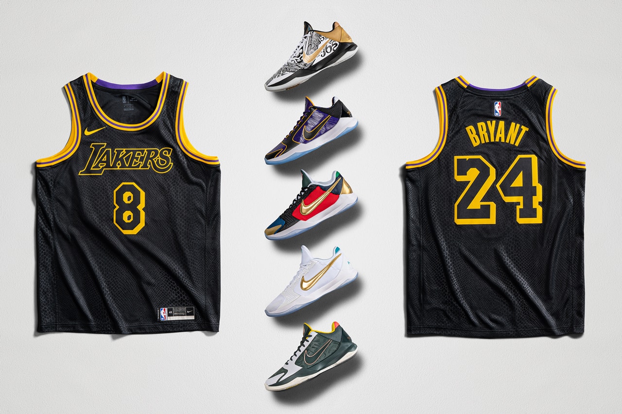 Vintage Nike Kobe Bryant #8 Jersey Los Angeles Lakers Black Mamba