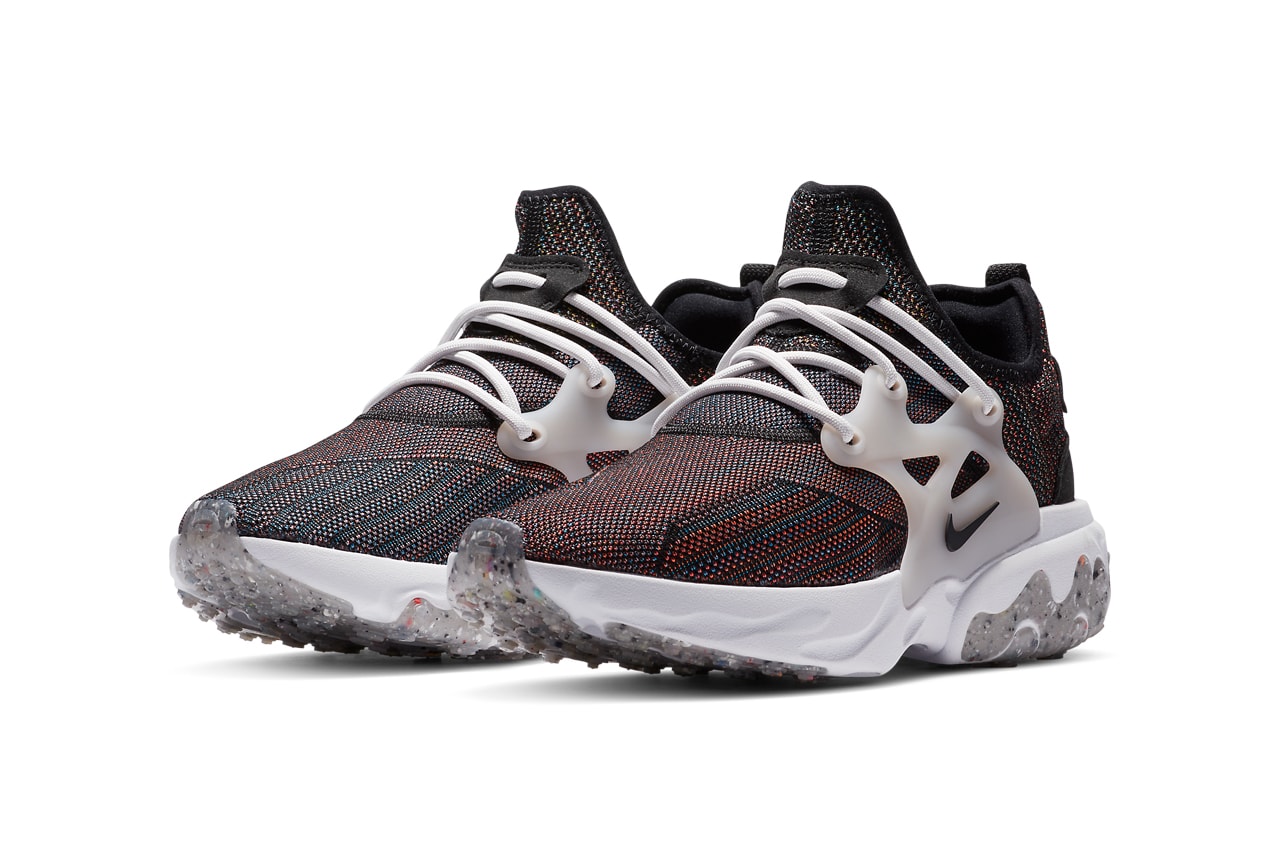 nike sportswear react presto flyknit black vast grey fire pink white gum light brown multicolor CN1709 001 100 official release date info photos price store list buying guide