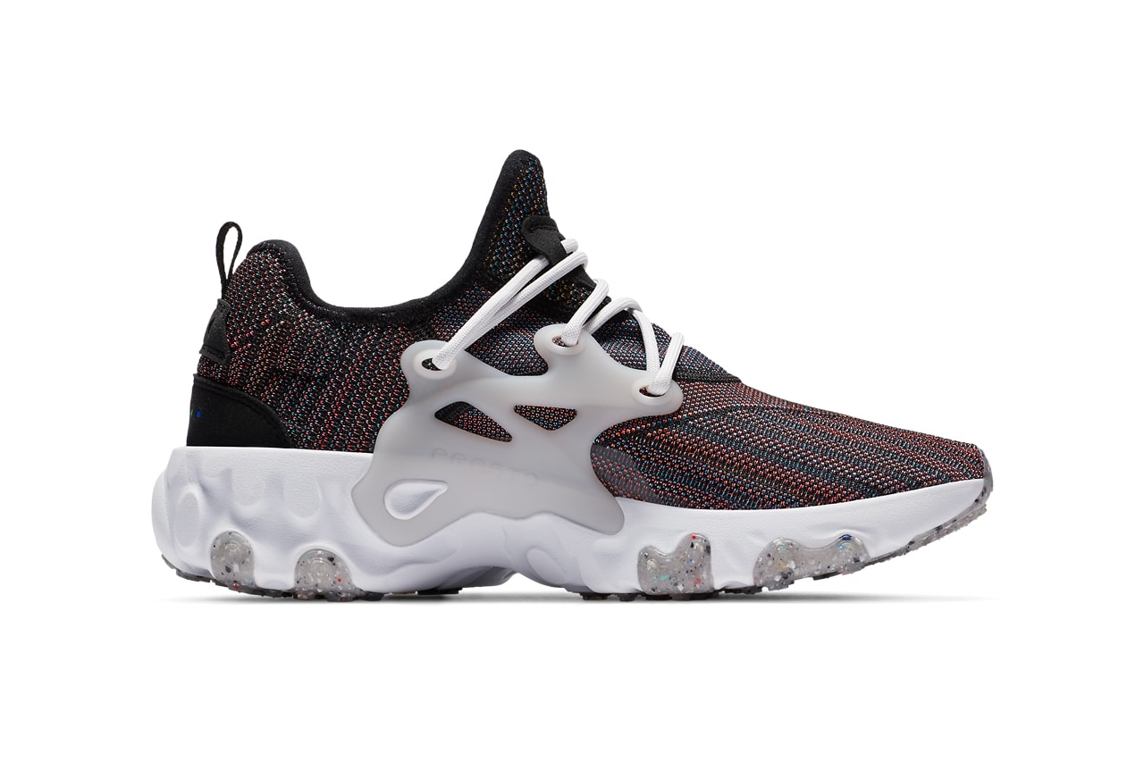 nike sportswear react presto flyknit black vast grey fire pink white gum light brown multicolor CN1709 001 100 official release date info photos price store list buying guide