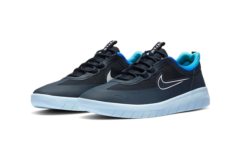 Nike SB Bruin React T Nike SB Nyjah Free 2 "Dark Obsidian/Hyper Jade" Colorways CU9220-400 CV5980-400 Skateboarding Sneakers Footwear Swoosh Drop Date Release Information
