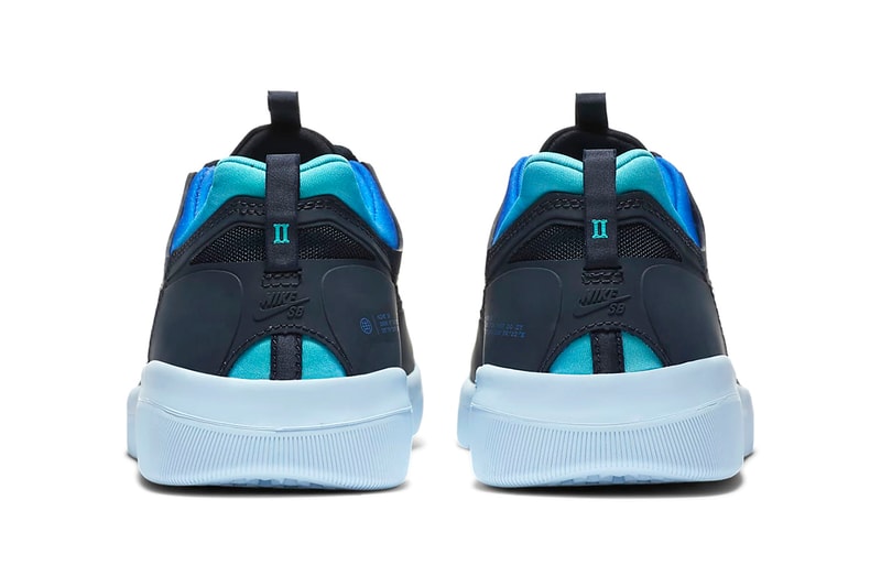 Nike SB Bruin React T Nike SB Nyjah Free 2 "Dark Obsidian/Hyper Jade" Colorways CU9220-400 CV5980-400 Skateboarding Sneakers Footwear Swoosh Drop Date Release Information