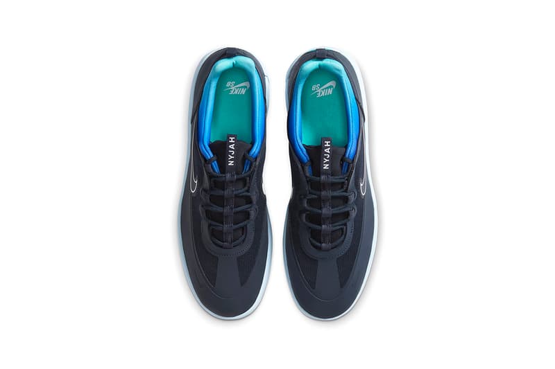 Nike SB Bruin React T Nike SB Nyjah Free 2 "Dark Obsidian/Hyper Jade" Colorways CU9220-400 CV5980-400 Skateboarding Sneakers Footwear Swoosh Drop Date Release Information