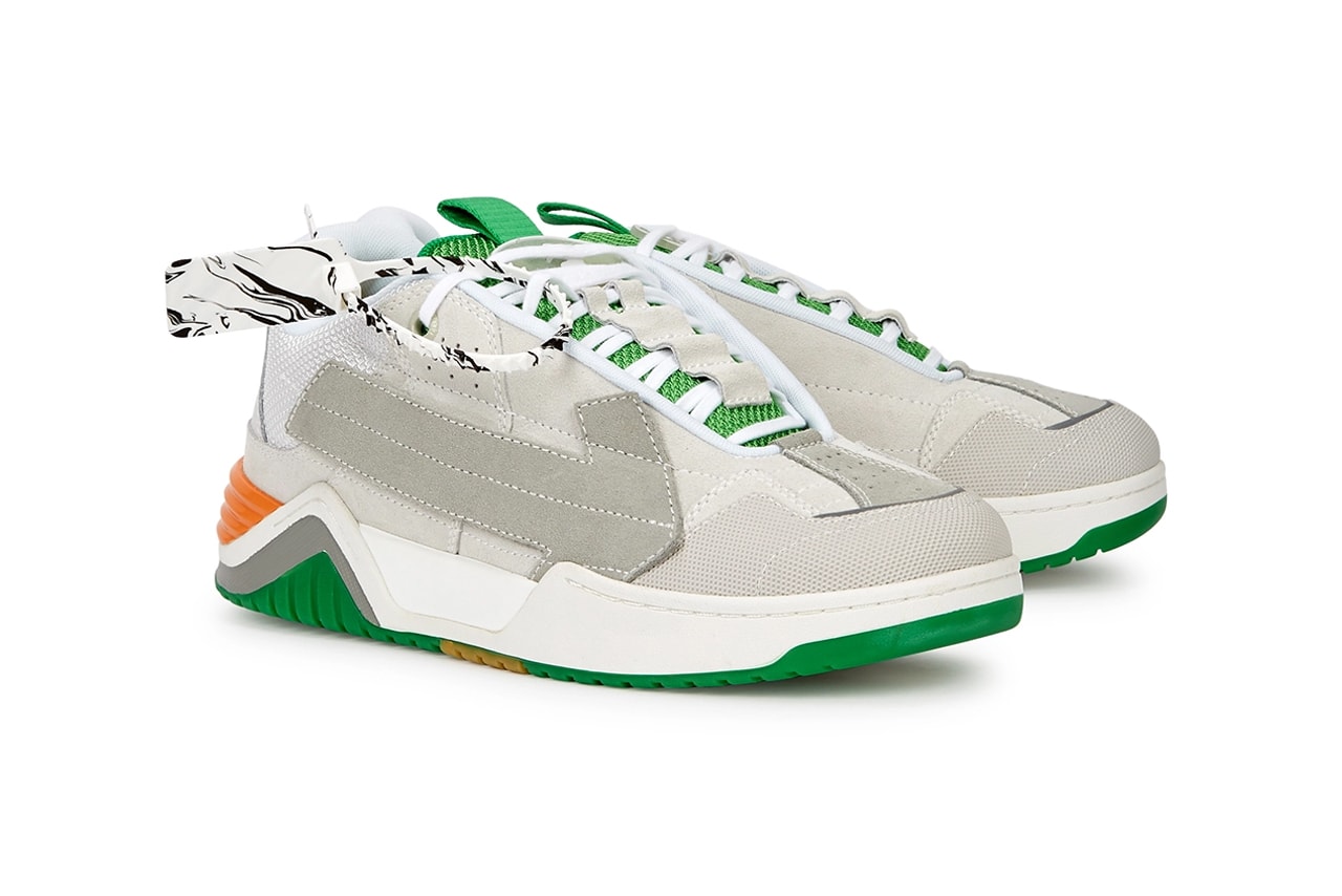 Off White Arrows Sneakers Gray Suede menswear streetwear spring summer 2020 collection ss20 footwear shoes kicks trainers runners virgil abloh