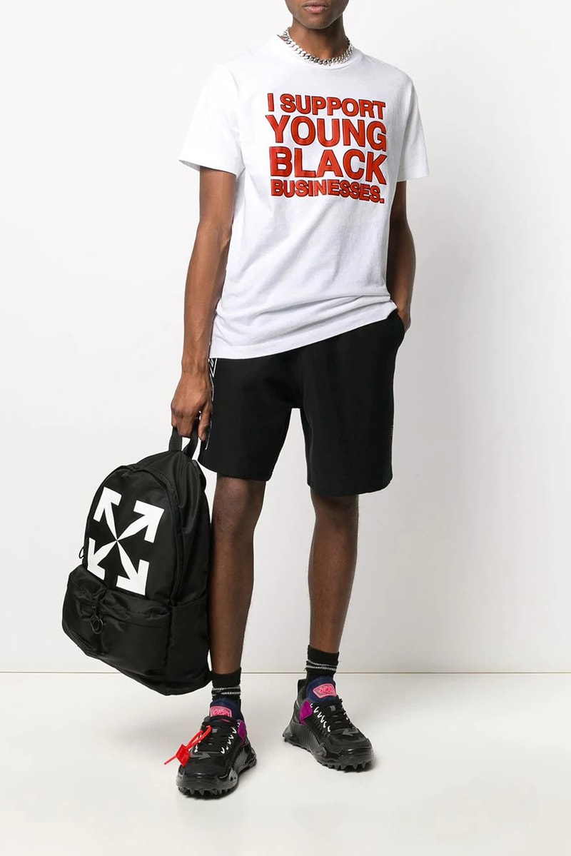 Off-White™ "Support Young Black Businesses" Hoodie tee shirt charity design release date info buy colorway chicago cred virgil abloh