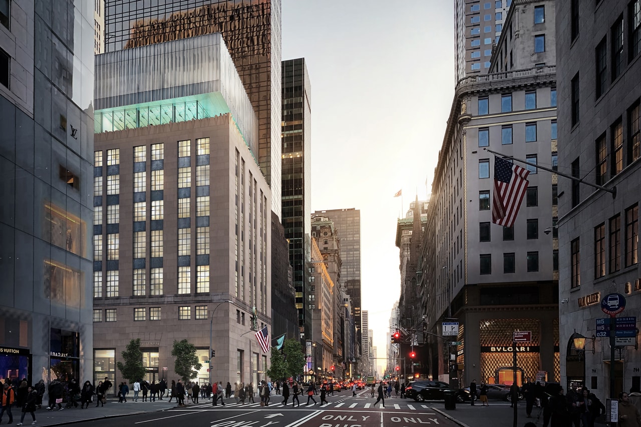 oma renovation tiffany and co fifth avenue flagship store architecture redesign