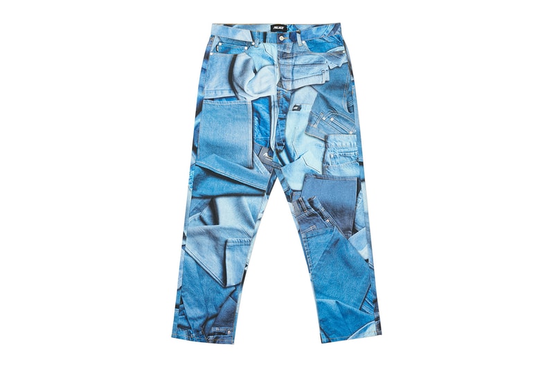 Palace Fall 2020 Bottoms and Pants Lucien Clarke Kyle Wilson Charlie Birch Heitor Da Silva Dino Da Silva denim jeans tactical cargo pants reflective trackpants sideseam zipped trousers