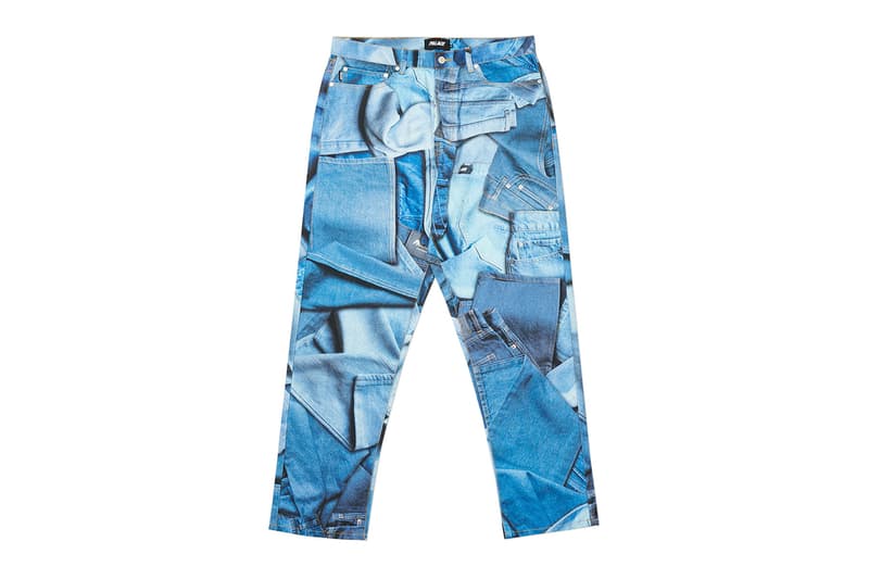 Palace Fall 2020 Bottoms and Pants Lucien Clarke Kyle Wilson Charlie Birch Heitor Da Silva Dino Da Silva denim jeans tactical cargo pants reflective trackpants sideseam zipped trousers