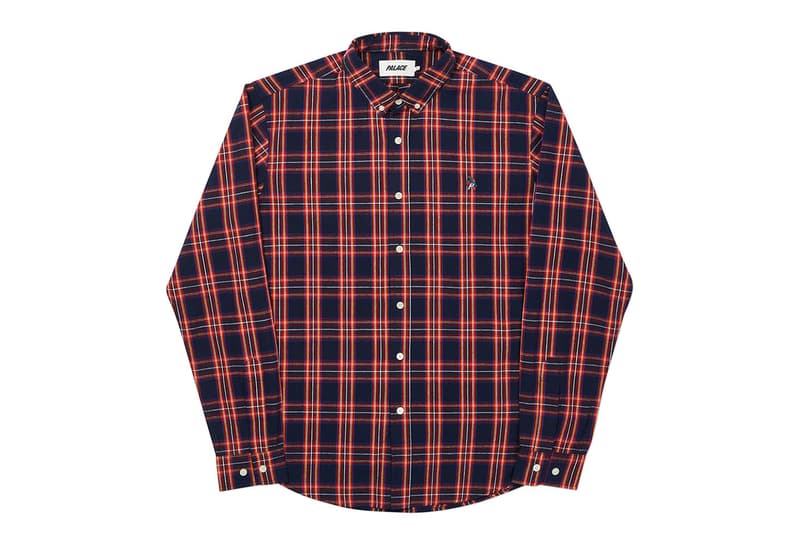 Palace Fall 2020 Tops Shirts Long sleeves button ups graphics logos skateboard artwork button downs oxford plaid print