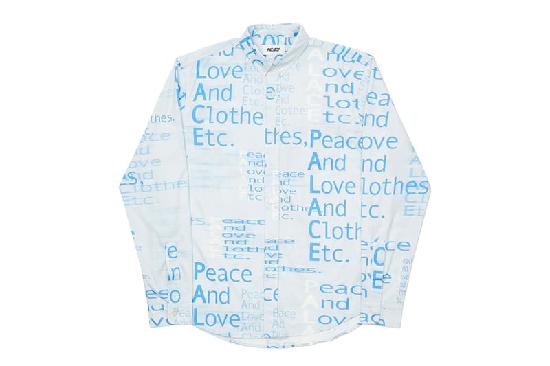 Palace Fall 2020 Tops Shirts Long sleeves button ups graphics logos skateboard artwork button downs oxford plaid print