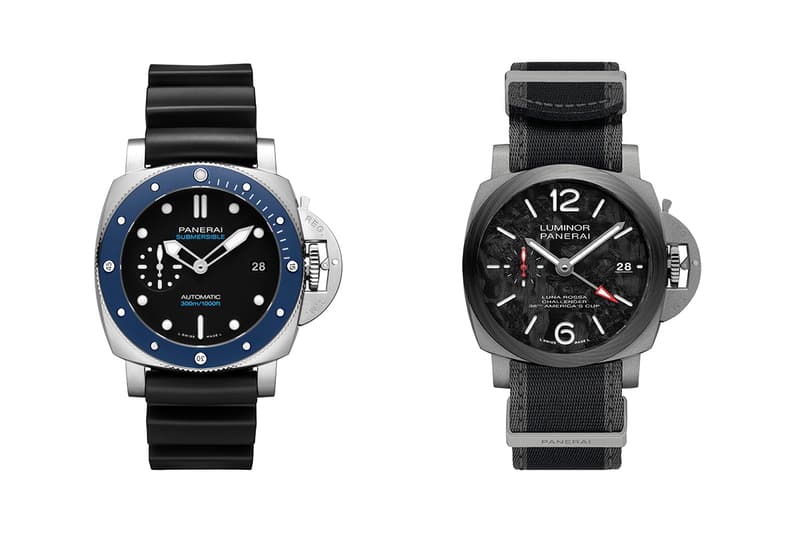 panerai watches italian watchmaker submersible azzurro luminor luna rossa gmt sailing 