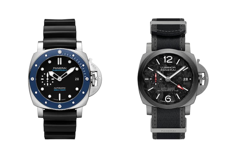 panerai watches italian watchmaker submersible azzurro luminor luna rossa gmt sailing