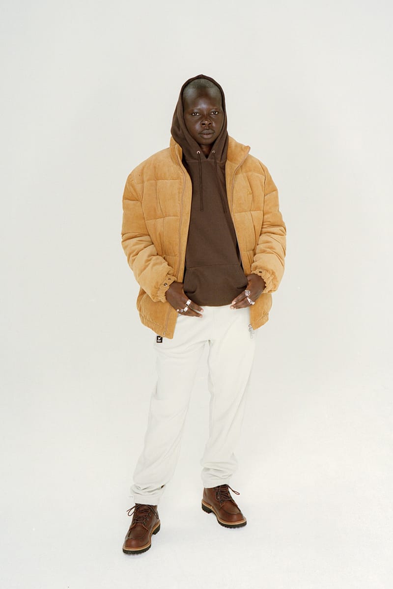 patta corduroy puffer jacket