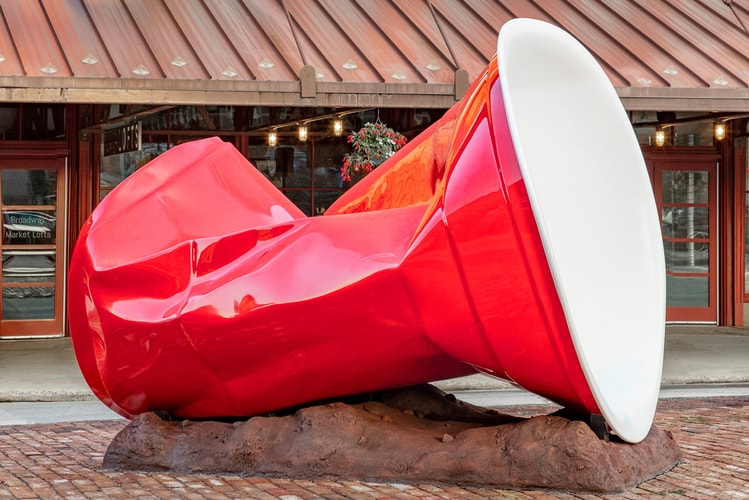 A 10-Foot-Tall Red Solo Cup Has Been Erected in Milwaukee