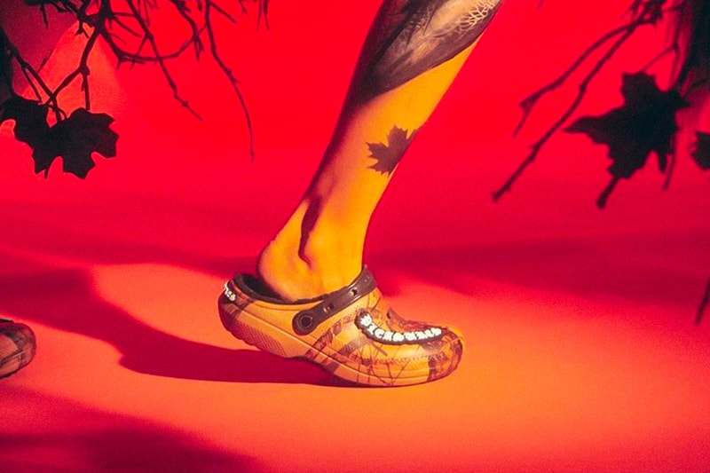 PLEASURES Crocs Mossy Oak Teaser Release Date Info Alex James