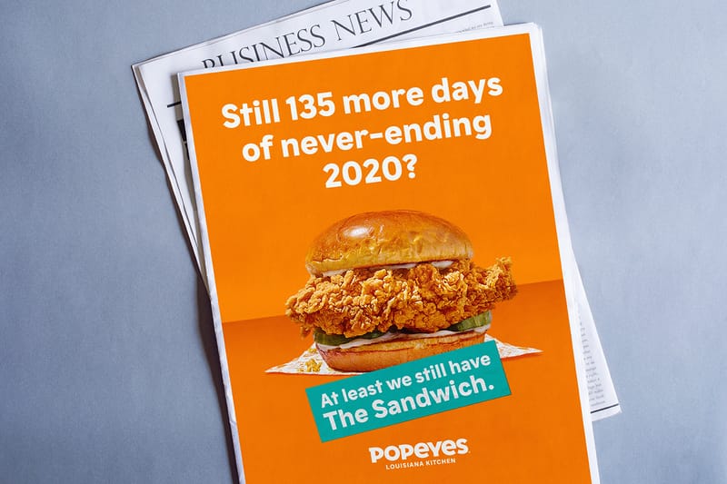 Popeyes Celebrates Anniversary of Chicken Sandwich With Early Countdown to 2021