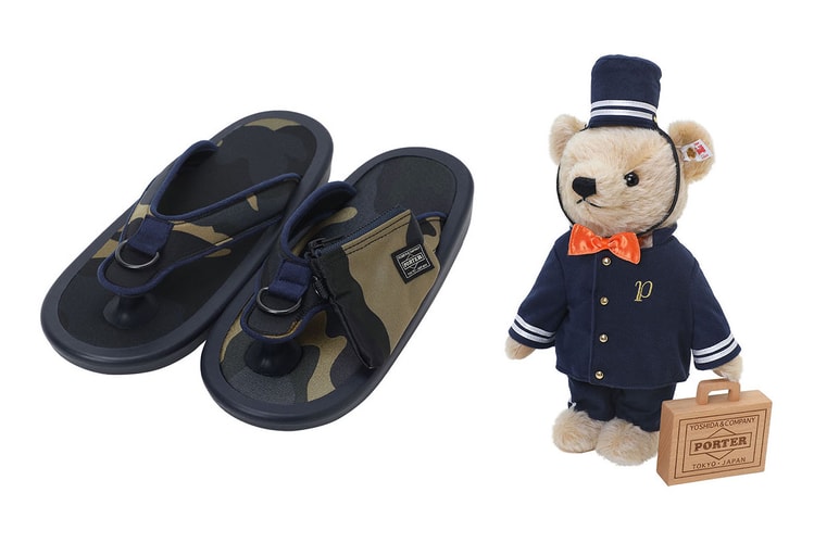 PORTER Links With Steiff, JOJO for 85th Anniversary Teddy, Cargo Sandals