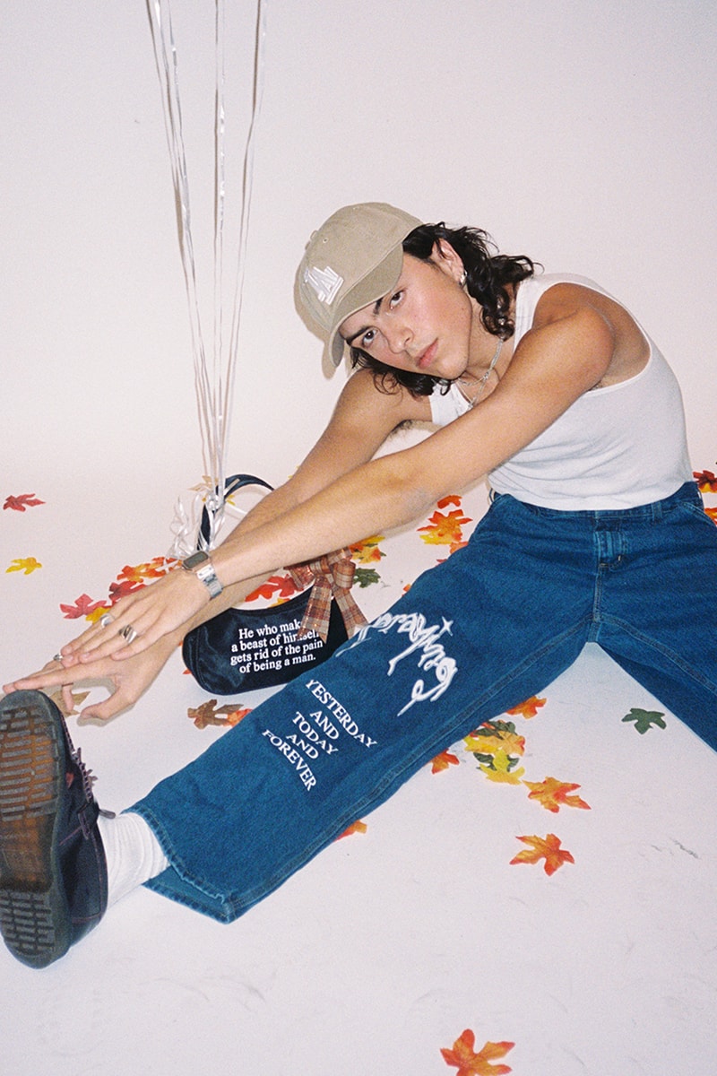Praying Pre-Fall 2020 Collection Lookbook Release Info Buy Price T shirt hat pants jeans bag