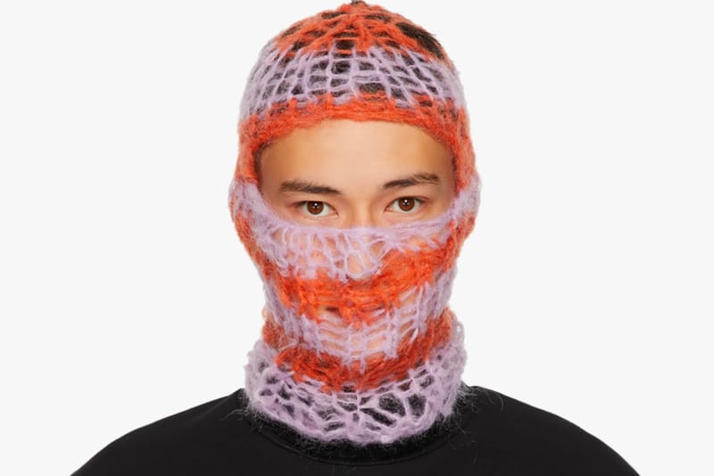 Raf Simons Drops Lush Striped Mohair Balaclavas