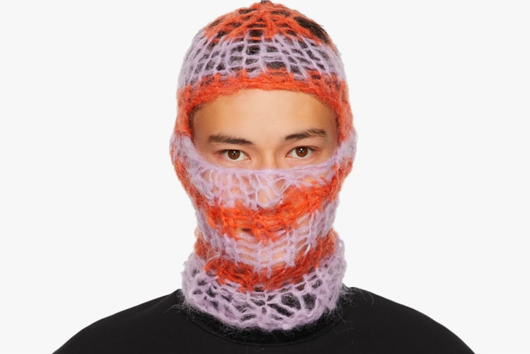 Raf Simons Drops Lush Striped Mohair Balaclavas