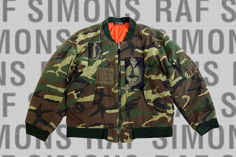 raf simons riot bomber jacket army streetwear behind the hype drake toosie slide kanye west surplus fall winter 2001 menswear archive grailed collector