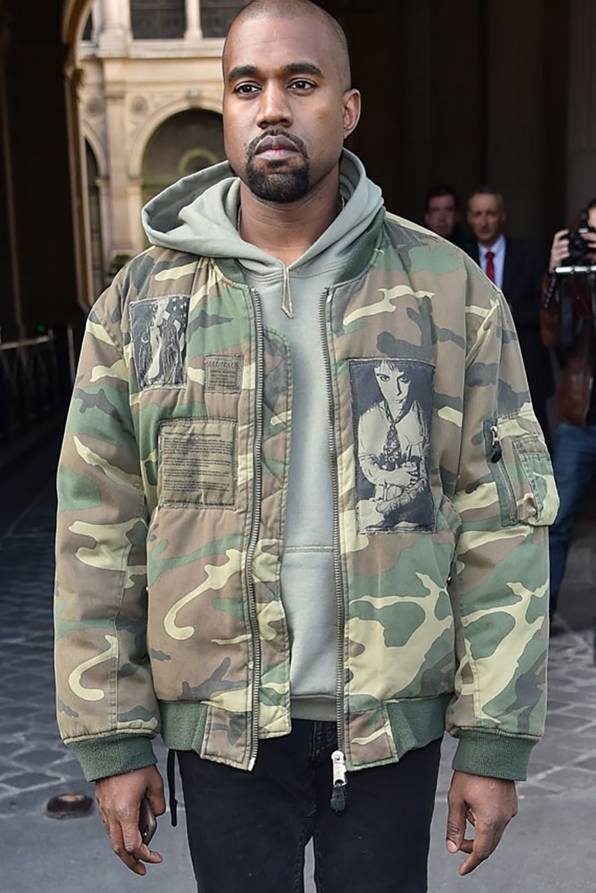 Kanye West Blue Bomber Jacket  US Rapper Kanye West Bomber Jacket