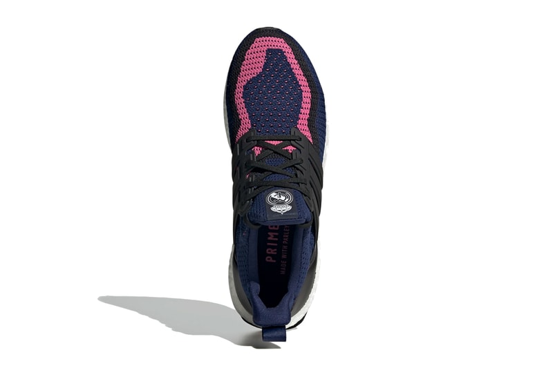 real madrid football soccer club team adidas running ultraboost dna dark blue core black spring pink FZ3623 official release date info photos price store list buying guide