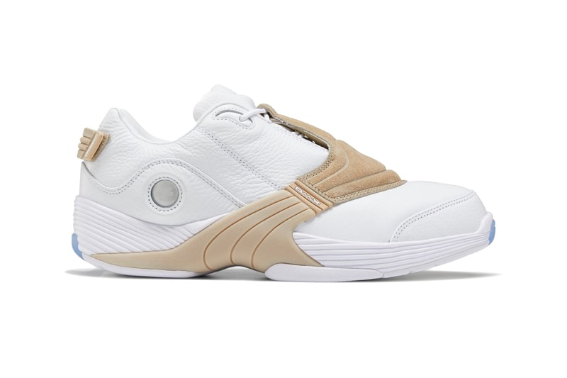 Reebok Answer V Low White Oatmeal EF7603 release Allen Iverson shoes sneakers trainers runners menswear streetwear spring summer 2020 collection