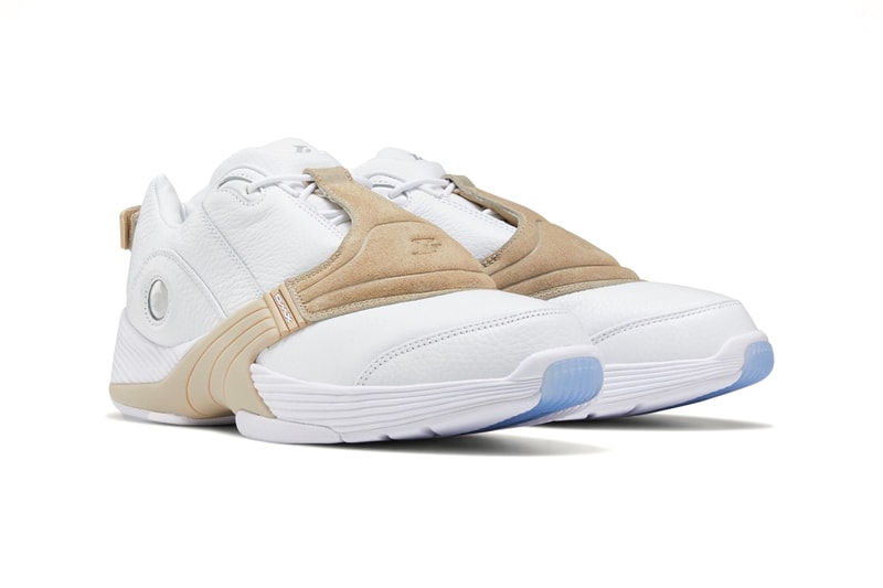 Reebok Answer V Low White Oatmeal EF7603 release Allen Iverson shoes sneakers trainers runners menswear streetwear spring summer 2020 collection