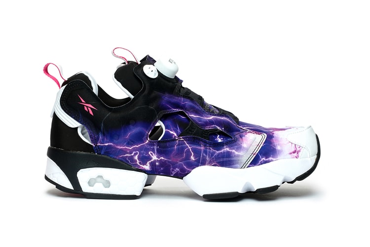 Reebok Instapump Fury "Proud Pink" Takes On White-Hot Lightning Prints