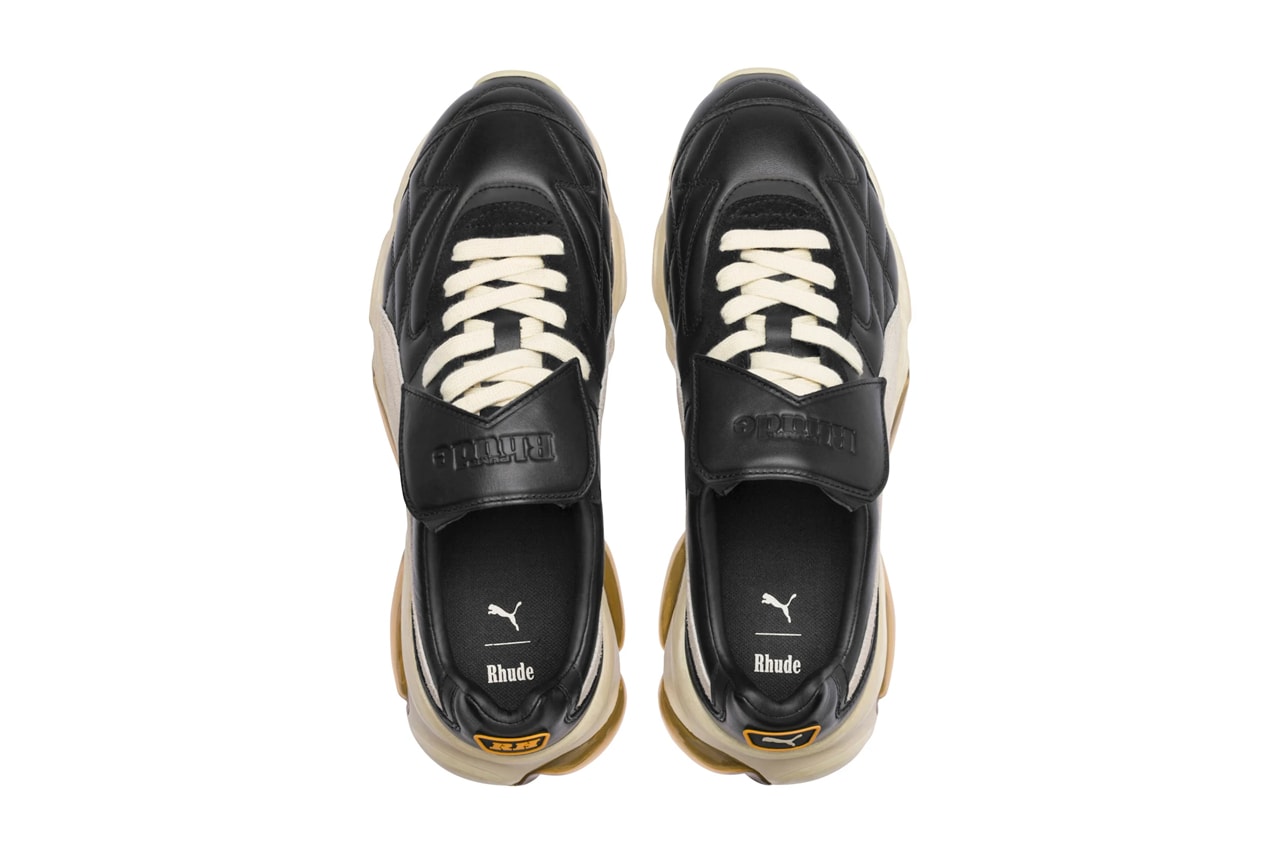rhude puma cell king 371389 01 black white tan grey Rhuigi Villasenior official release date info photos price store list buying guide