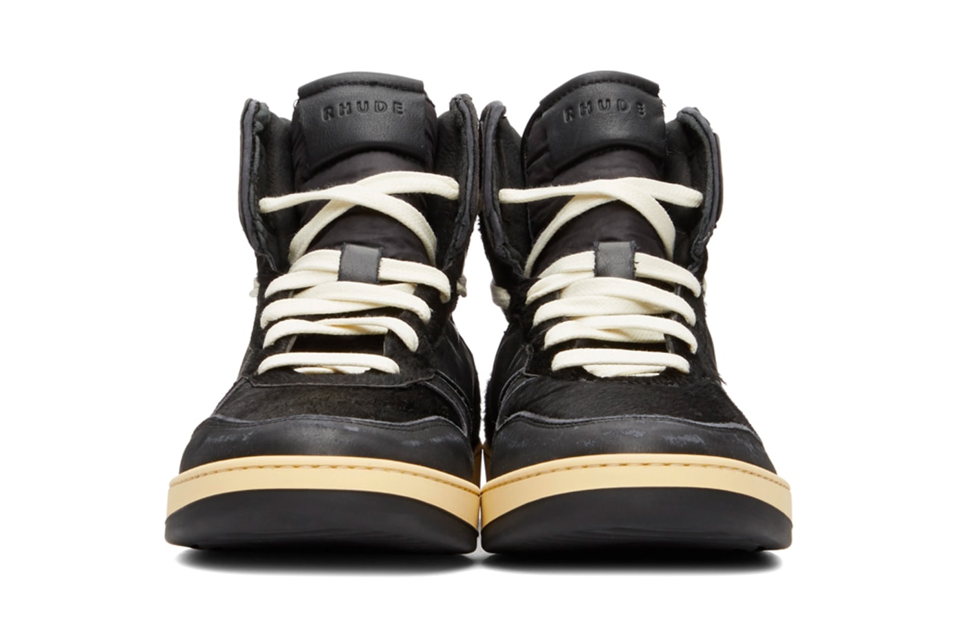 RHUDE RHECESS-HI Sneakers Black Release Buy Price Info