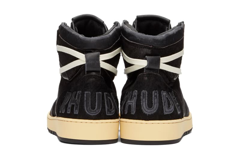 RHUDE RHECESS-HI Sneakers Black Release Buy Price Info