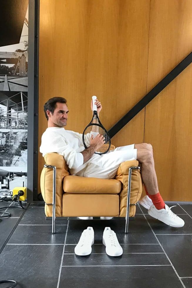 roger federer on running the centre court signature shoe tennis white gold official release date info photos price store list buying guide