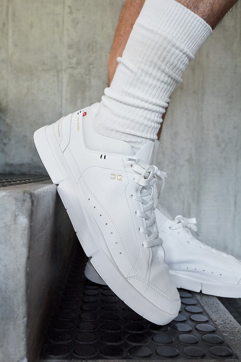 roger federer on running the centre court signature shoe tennis white gold official release date info photos price store list buying guide