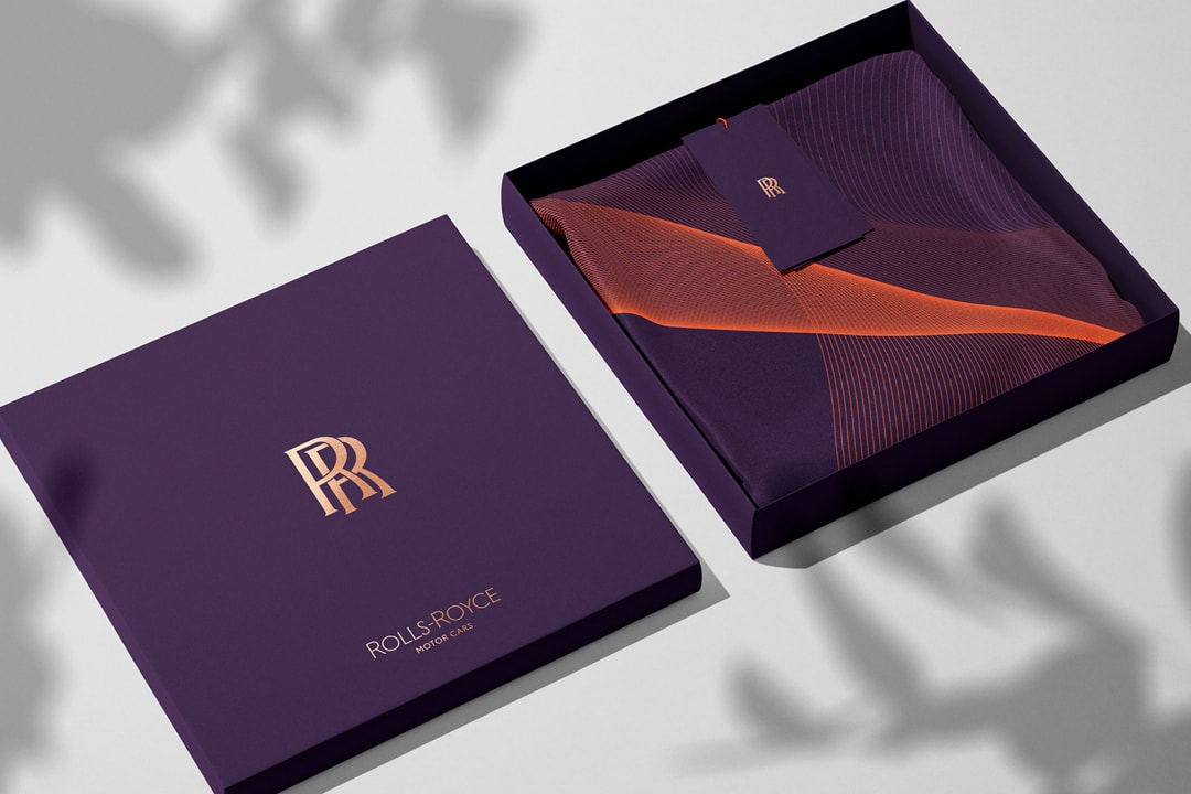 Pentagram Updates Rolls-Royce Brand Identity logo monogram spirit of ecstasy car print design