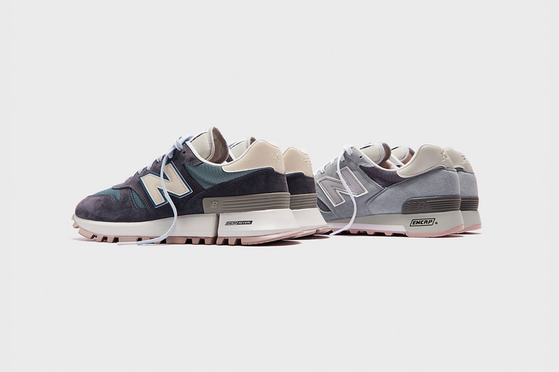 ronnie fieg kith new balance rc 1300 made in usa blue grey white mauve official release date info photos price store list buying guide vibram