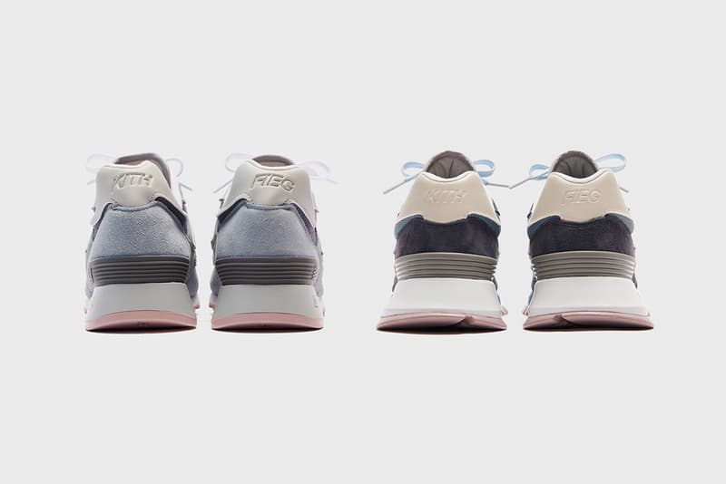 ronnie fieg kith new balance rc 1300 made in usa blue grey white mauve official release date info photos price store list buying guide vibram