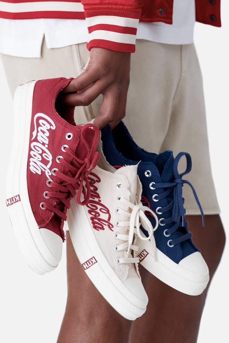 KITH x Coca-Cola x Converse Chuck 70 Low First Look Release Information Closer Look Instagram Ronnie Fieg Sneaker Drop Footwear Coke Bottle Design Classic Logo Cream Red Navy die-cast truck replica 1975 GMC Sierra Grande 15 Cross Country Vintage Hoodie