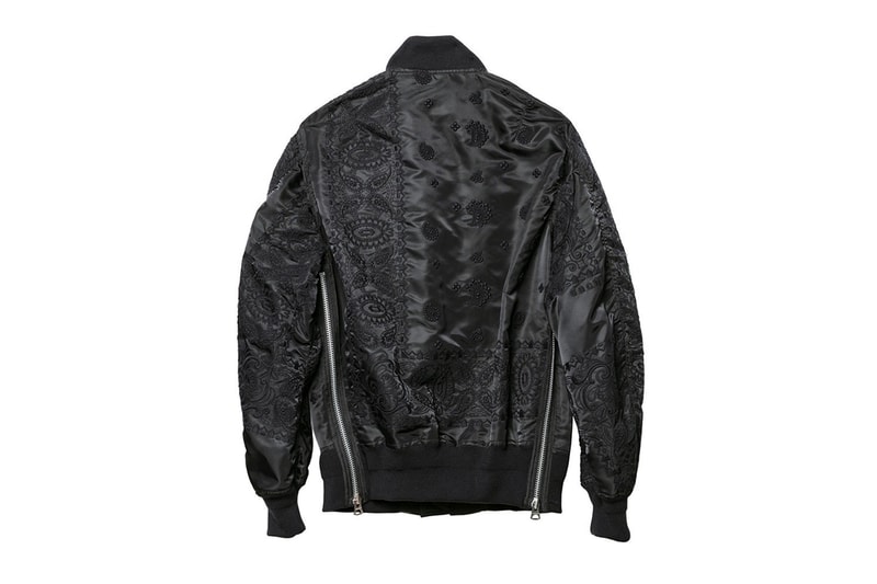 sacai Dover Street Market exclusive embroidered MA-1 flight jacket release outerwear bombers ma-1 military jackets 