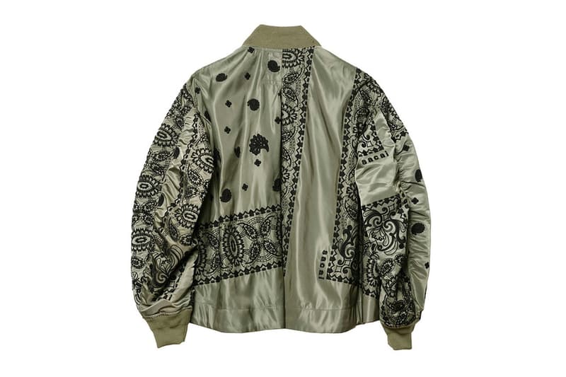 sacai Dover Street Market exclusive embroidered MA-1 flight jacket release outerwear bombers ma-1 military jackets 