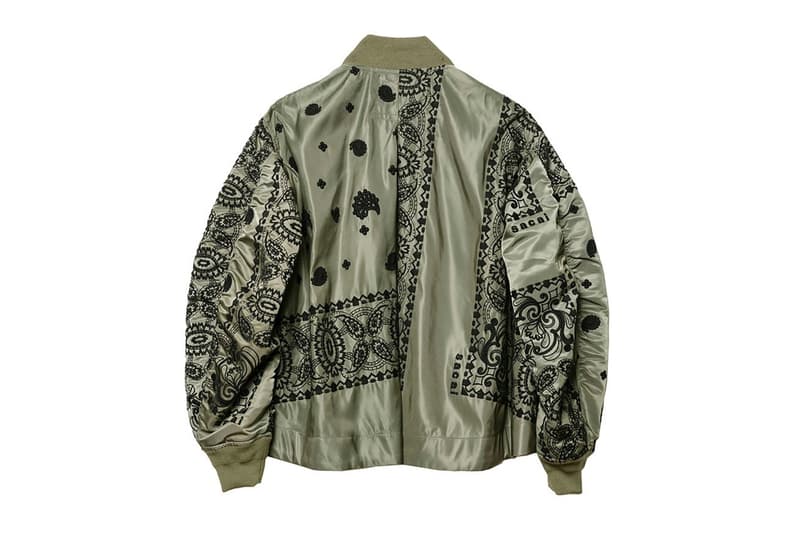 sacai Dover Street Market exclusive embroidered MA-1 flight jacket release outerwear bombers ma-1 military jackets