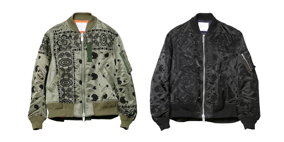 Sacai Dover Street Market Ma 1 Flight Jacket Release Hypebeast Sacai Dover Street Market Ma 1 Flight Jacket Release Hypebeast