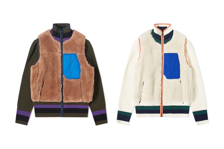 sacai Drops a Typically Twisted Take on the Fleece