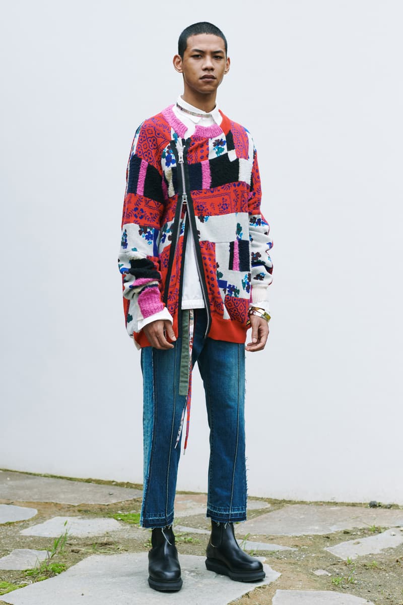 sacai Spring/Summer 2021 Collection Lookbook, Nike collaboration sneaker blazer low daybreak vaporwaffle tour shoe footwear menswear resort ss21 Love Over Rules release date