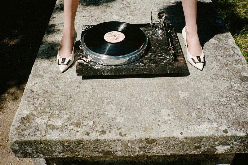 Saint Laurent Rive Droite x Pierre Riffaud Marble Vinyl Table Music Technology Limited Edition €37,000 EUR Luxury Homeware Accessories