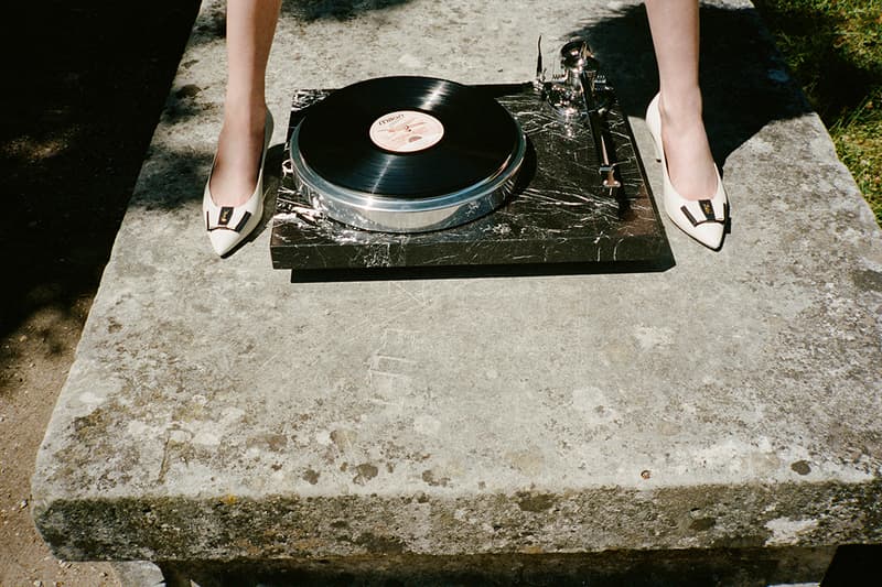 Saint Laurent Rive Droite x Pierre Riffaud Marble Vinyl Table Music Technology Limited Edition €37,000 EUR Luxury Homeware Accessories