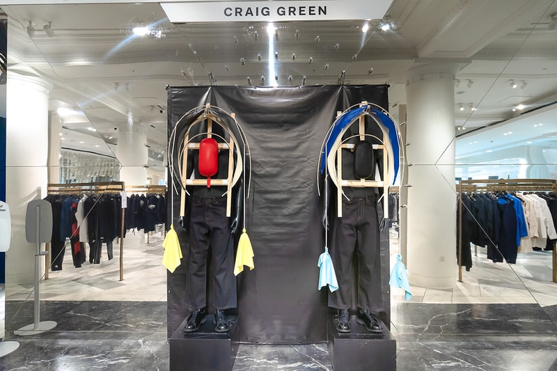 selfridges sustainability project earth details kith greg lauren marine serre levis prada craig green dukes cupboard vestiaire collective