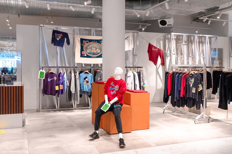 selfridges sustainability project earth details kith greg lauren marine serre levis prada craig green dukes cupboard vestiaire collective