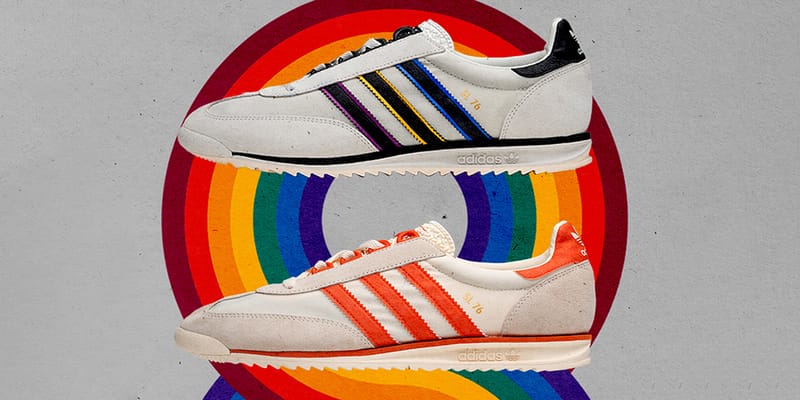 adidas sl76 white orange