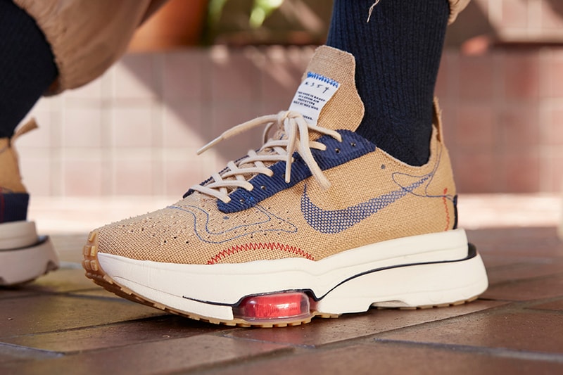 size nike air zoom type hemp london tokyo tan blue red white n 354 official release date info photos price store list buying guide